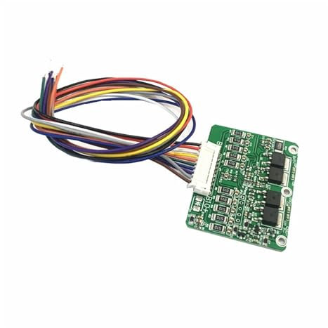 JOJIDE Carte BMS, LTO BMS 4S 15A 2.4V, Carte de Protection de Batterie Lithium Titanate, BMS équilibré,Carte de Protection BMS