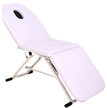 MOKLYF Salon Tattoo Stuhl Bett, Klappbare Massageliege mit Atmungssenker Design Verstellbare Rückenlehne, für Spa Salon Clinic(
