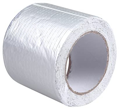 Healifty Butyl Rubber Waterproof Repair Tape 10cm x 5m for Roof and Pipe Leak Sealing Silver Butyl Sealant Tape for Home and Outdoor Roofing Repair