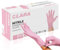 Clara Nitrilhandschuhe Puderfrei Rosa, Einweghandschuhe Handschuhe, Reinigungshandschuh The Pink, 100 Stück M