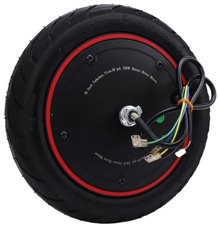 MechKit Elektroroller Nabenmotor Rad Reifen für Xiaomi 4 Pro, 36V 350W 10 Zoll E-Scooter Vorderrad Antriebsmotor Ruhigem E-Roller Radnabenmotor Ersatz