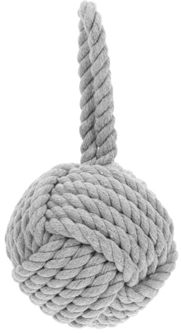 SAFIGLE Weighted Ball Door Stopper Cotton Linen Door Blocker Wall Protector for Home Restaurant Bar Decorative Anti-Collision Stopper