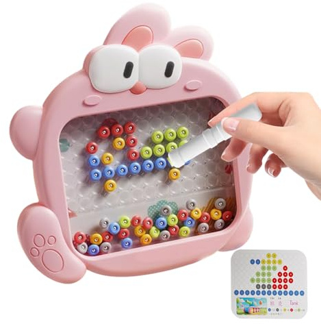 Magnetische Zeichentafel | Magnetische Maltafel Spielzeug Für Kinder,Lern Tablet Niedliches Design Aktivitäten Für Mädchen Vorschule Reise Geburtstag Weihnachten Ostern