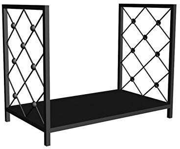 CWCQGH Soporte para leñero Resistente para Interiores y Exteriores, para Almacenamiento de leña en chimeneas.