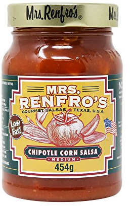 Mrs. Renfro's Chipotle Corn Salsa Medium, 454 g