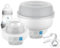 MAM Electric Steriliser & Express Bottle Warmer | 6 Functions | Comes with 1x 160ml Easy Start Anti-Colic Bottle and 1x Soother 0-2 Months (Various Designs) | Baby Accessories