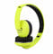 ameego Bluetooth Over Ear Stereo Foldable Headphones, Wireless and Wired Mode Headsets with Soft Memory-Protein Earmuffs, Built-in Mic for Mobile Phone Tablets iPod iPad MP3 TV PC Laptop (Yellow)
