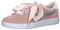 Puma Smash V2 Ribbon Jr, Scarpe da Ginnastica Basse Donna, Rosa (Pearl Silver), 38.5 EU