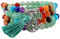 mookaitedecor Tibétain Mala Bracelet 108 Perles Pierres Élastique Collier Bouddhistes 7 Chakra,Aventurine