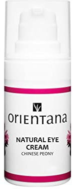 Orientana - Crème Naturelle Pour Les Yeux Pivoine Chinoise & Vitamine C |Anti-Cernes |Anti-Poches| Anti-Âge| Vegan | Éclaircissant Régénérant - 15ml