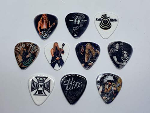 ZAKK WYLDE Gitarrenplektren Set (10 Plektren/10 verschiedene Designs)