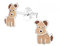 Laimons Kinder Mädchen-Ohrstecker Hund 8mm aus Sterling Silber 925