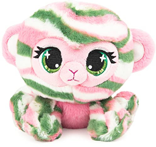 GUND P.Lushes Designer Fashion Pets Olivia Moss Monkey Premium Stofftier weicher Plüsch, Grün und Pink, 15,2 cm