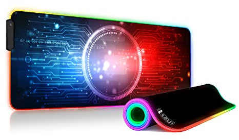 ALFOMBRILLA RATON LUZ LED PREMIUM LED RGB MOUNT 800X300X4 SUBBLIM