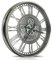 DORBOKER Real Moving Gears Wall Clock Large Modern Metal Clocks for Living Room Decor, Industrial Steampunk Unique Vintage Rustic Decorative Clock for Home Farmhouse Office, 53.5cm,Gunmetal Roman