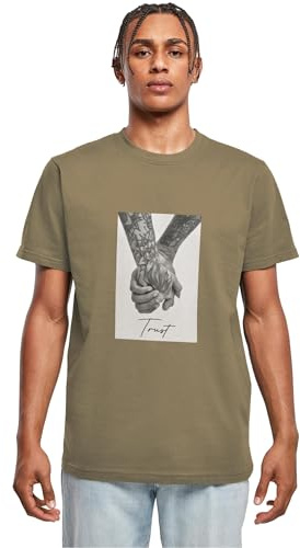 Mister Tee Herren Trust 2.0 Tee Olive, XL