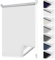 smartdemo Verdunklungsrollo ohne Bohren & mit Bohren, Klemmrollo Fensterrollo Weiß 105x230cm(BxH), Thermorollo Sichtschutz und Sonnenchutz, Klemmrollo rollos für Fenster & Tür