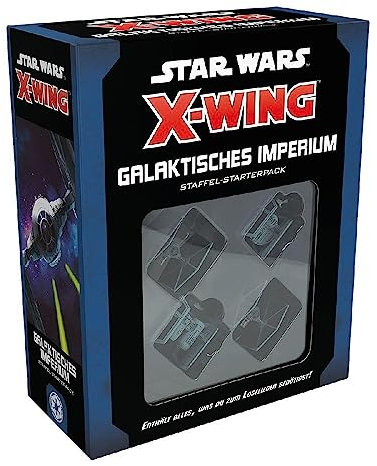 Atomic Mass Games, Star Wars: X-Wing 2. Edition – Galaktisches Imperium, Staffel-Starterpack, Tabletop, 2 Spieler, Ab 14+ Jahren, 30-45 Minuten, Deutsch