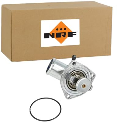NRF 725018 Termostato refrigerante con carcasa (cárter) con juntas 92°C Compatible con OPEL Zafira B A05 Vectra C GTS Z02 Corsa C Hatchback X01 Astra G CC T98 Meriva A Monospace X03