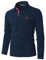 KUNJLELP Men's Regular-Fit Polo Shirt Long Sleeve Giraffe Embroidere Golf Polos 100% Cotton,Blue 1,XL