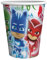 Party Factory `PJ Masks´ 8 Pappbecher 250ml, Einwegbecher, Papierbecher für Kindergeburtstag oder Mottoparty