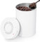 Minidiva Smart Vacuum Container, Automatic Electric Airtight Glass Jar for Food Coffee Storage Meal Prep (White-1800ml-1)