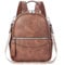 CLUCI Mini Rucksack Damen Klein Leder Elegant wasserdichte Schultasche Daypack Damen Kleiner Rucksack Teenager Mädchen Schultaschen Backpack Damen