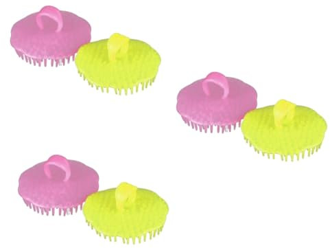 FRCOLOR 6 Stk Massagebürste für die Dusche haar clay haarspray got2be Creme- -Pinsel Haarshampoo-Bürste Kamm Kämme Badebürste Bad Massagegerät Schuppenentfernung Applikatorpinsel