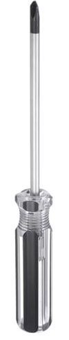 sourcing map Magnetic Y Tip Screwdriver 100mm Length Y5 Steel 3 Points Head Screw Driver with Non-Slip Handle for Appliances Repair Improvement, Black
