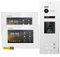 Balter EVO-HD Video Türsprechanlage mit Fingerprint, Video Türklingel, 2 Familienhaus, 2X 7 Zoll Monitore, Türklingel mit Kamera Full HD, 2 Draht Bus, 175° Weitwinkel, RFID,1080P