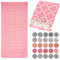 Lukkum® Oeko-TEX® Leopard Morrocan Muster Leo Pestemal Strandtuch Saunatuch Badetuch Hamamtuch Groß Baumwolle Duschtuch Handtuch Pareo Yoga Decke Sporttuch Sarong Rosa (Flamingo Pink, Morrocan)