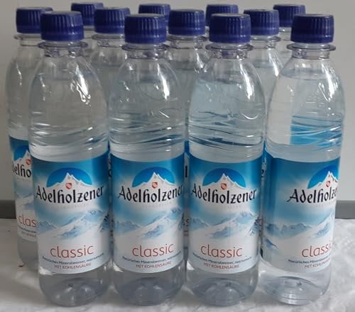 Adelholzener Mineralwasser Classic, 12 x 1 Liter Flasche, inkl. Mehrwegpfand