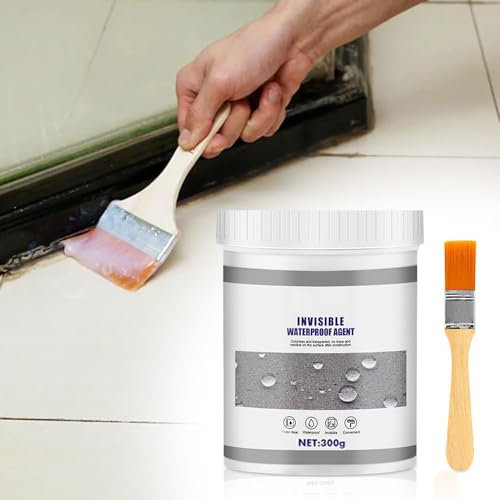 Liquide d'étanchéité Transparent, Agent Anti-Fuite étanche, Scellant isolant étanche, Colle Anti-Fuite de Mastic isolant pour une Utilisation intérieure et Extérieure (1PCS, 300G)