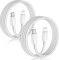 OneKer USB C to Lightnning Cable (2pack 6ft), M-Fi Certified iPhone Fast Charger 2m, Power Delivery Original Type C Charging Cord for Appple iPhone 14 13 12 11 Pro Max XS XR X 8 7 6 Plus 5 5s SE,