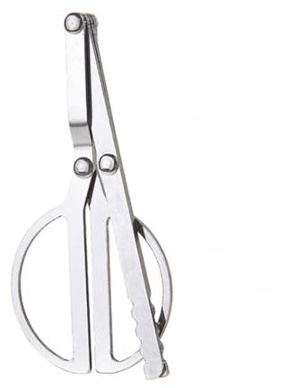 GRIRIW Kochwerkzeug Brennholzklemme Grillklammer Feuerzange Aus Edelstahl Leicht Und Tragbar Hitzebeständig