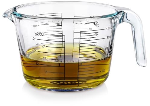 Jarra medidora de cristal de 1 L