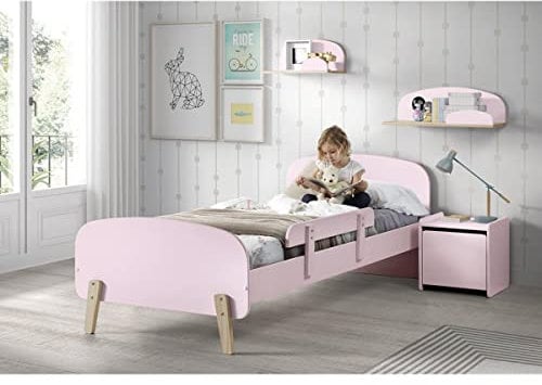 'Autobett kico0713 Kiddy Kombination von 5 teilig rosa MDF/Kiefer massiv 206,6 x 96 x 72 cm