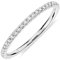 PAVOI Bague d'éternité empilable en argent sterling avec zircon cubique AAAAA CZ - 9 pour femme