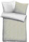 biberna 0840500 Wende-Bettwäsche Garnitur mit Kopfkissenbezug Melange-Flanell 1x 155x200 cm + 1x 80x80 cm, kitt