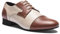 Pirou P100 Tanzschuhe Herren Chromledersohle, Braun Beige, 43 EU