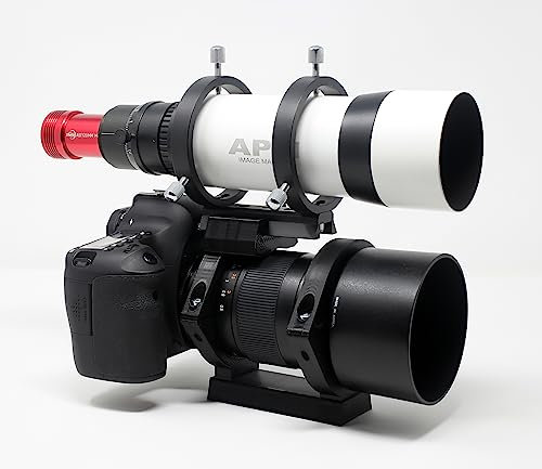 NITEK Samyang 135mm f/2.0 ED UMC Objektivringe für Deepsky mit Vixen-Klemme | Objektiv-Stativ-Montagering | Made In Italy