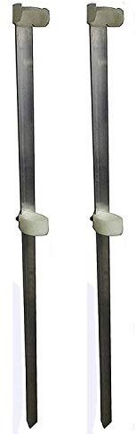 puntale picchetto reggicanna pesca surfcasting reggi canna canne mare kit 2 pezzi