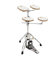 Drum Practice Pad Kit von Gear4music mit Kick Pedal Stand & Sticks