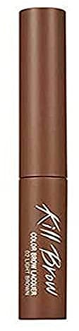 Clio Kill Brow Make-up-Kosmetik, langlebig, wasserfest, Farbe: Augenbrauen, Augenbrauen, Färbemittel, 02, Hellbraun, 6 g