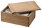 KIRIGEN Wood Storage Box with Lid - Decorative Boxes for Crafts, Sewing, Keepsake, Memory - Wooden DIY Storage Box Organize Jewelry - Wooden Boxes for Home Office Storage Dark Brown