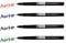 D.RECT - CD/DVD Marker Stift | Satz von 4 Farben | 0.1 mm | Permanentstift | Ideal für Glas, Kunststoff und Folie| Sehr Universell
