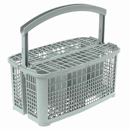 SPARES2GO Cutlery Basket compatible with Bosch Dishwasher (Grey)