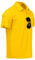 JACKETOWN Men's Polo Shirt - Short Sleeve Breathable Tennis Shirt - Summer T-Shirt - Button Front Polo - Adult Casual Sport Golf Shirt (Yellow-M)