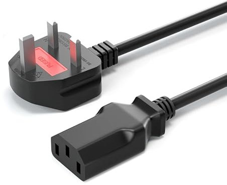 CYD 6FT TV Power Cord, 10A 125V 3 Prong AC Power Cord Compatible with Samsung LG Panasonic Dynex Philips Sharp Toshiba Sanyo LCD Plasma DLP TV, 1Pack