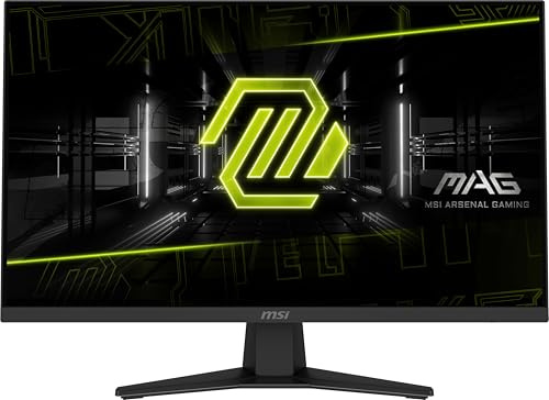 MSI MAG MAG 274QFDE Gaming Monitor 69 cm (27 Zoll) WQHD, Rapid IPS, 1ms, 180Hz, HDMI, DisplayPort (9S6-3CE41H-010)